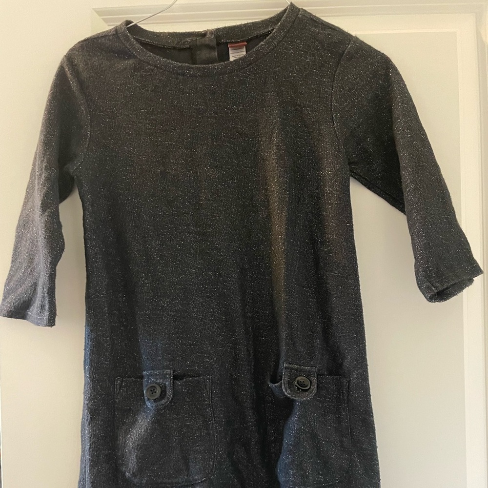 Tea Collection black sparkle tunic dress